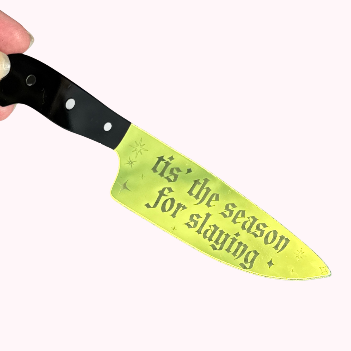 'Tis The Season for Slaying - Mirrored Knife Bookmark