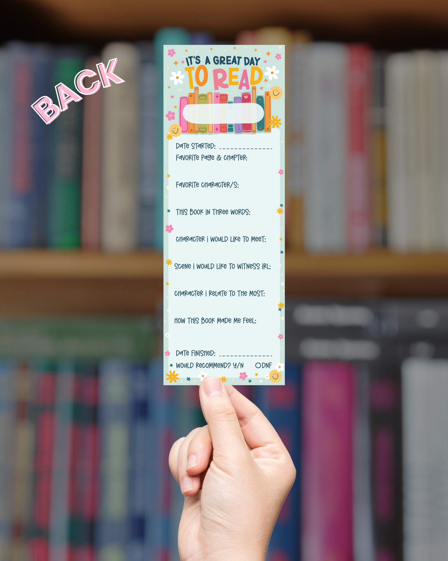 It's A Great Day Bookmark