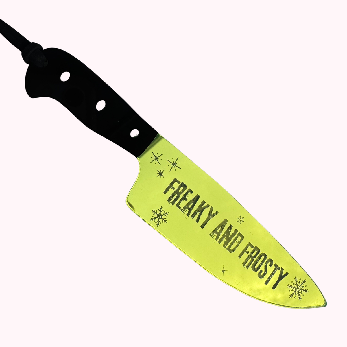 Freaky and Frosty (Bold) - Mirrored Knife Bookmark