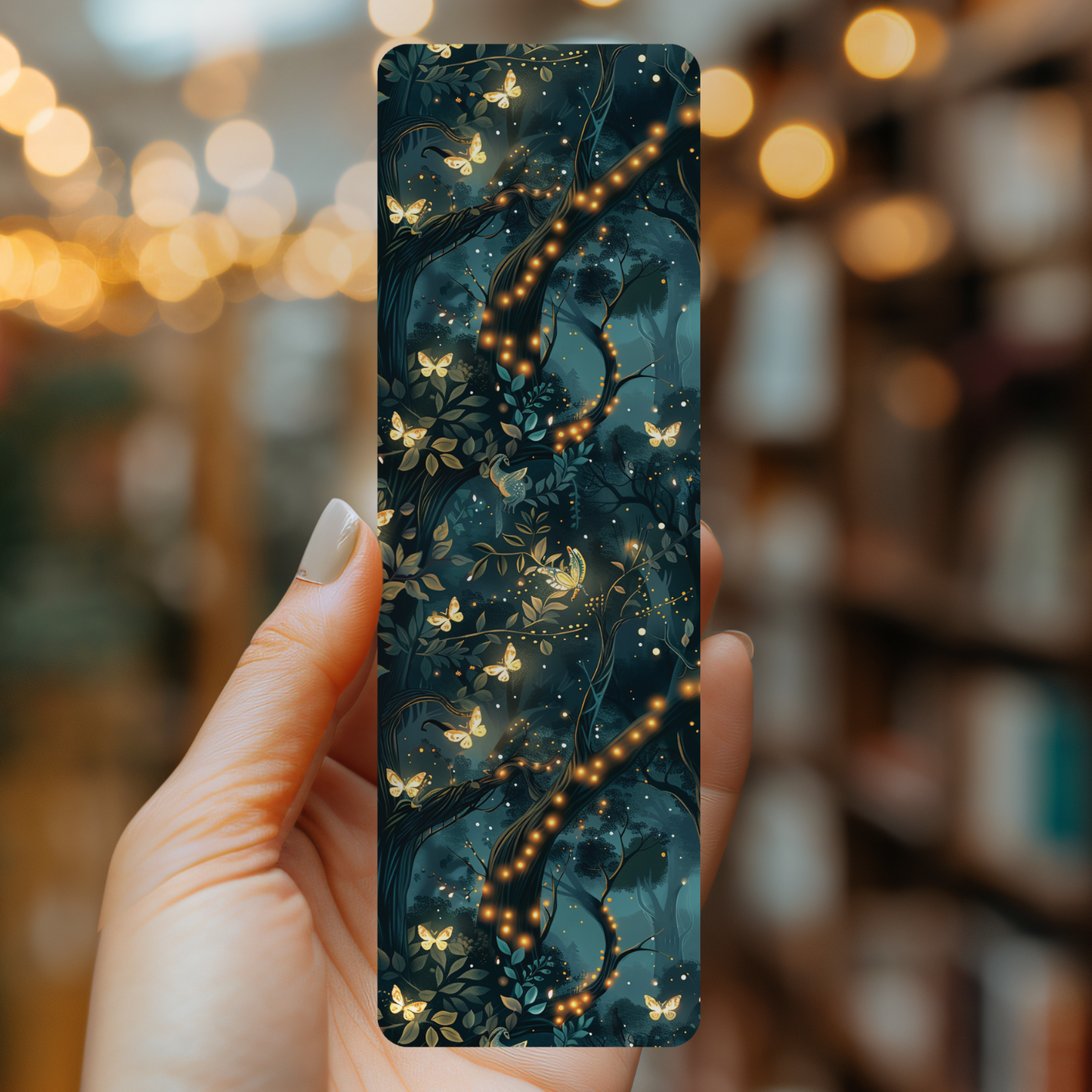 Enchanted Forest Butterfly | Soft Matte Laminated Bookmark