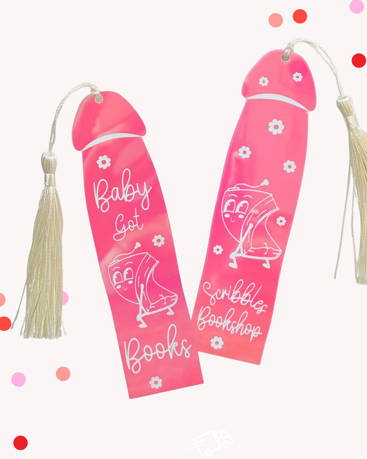 Baby Got Books Cockmark Bookmark