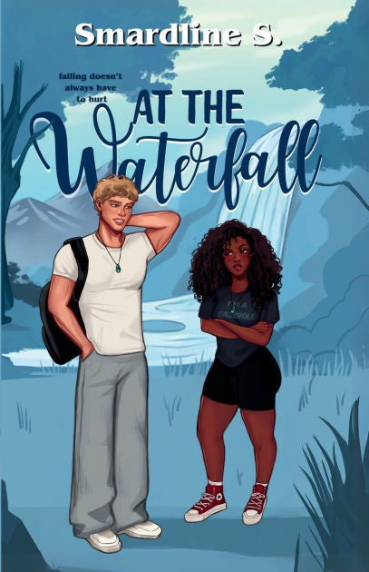 At the Waterfall (Signed)