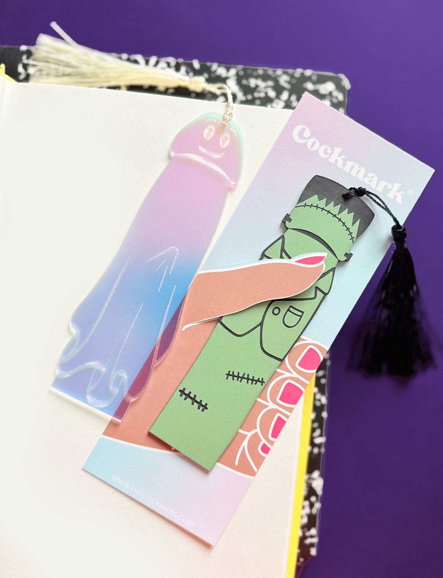 BOOOner Cockmark Bookmark