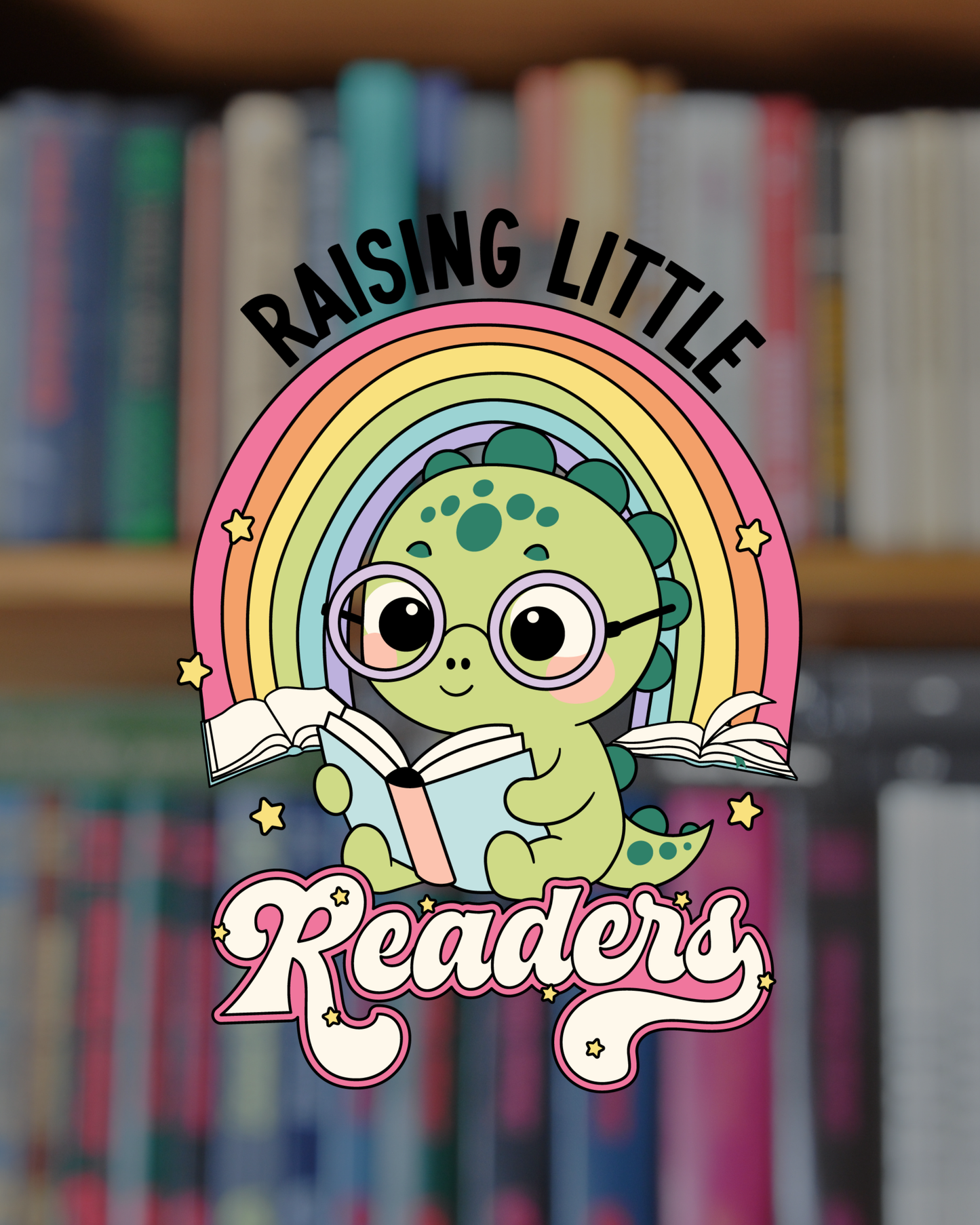 Raising Little Readers Dino Sticker