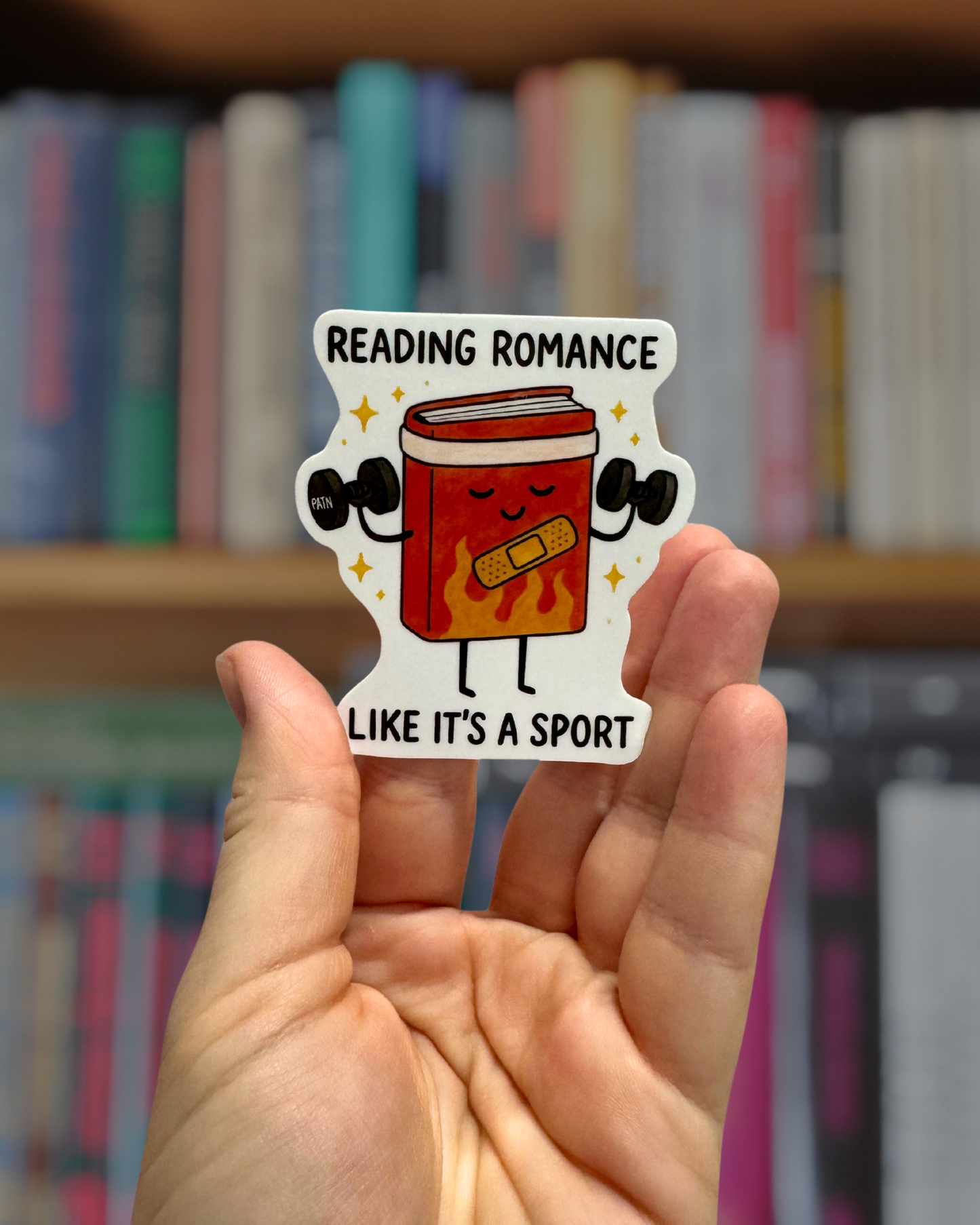Reading Romance Like It's a Sport Sticker