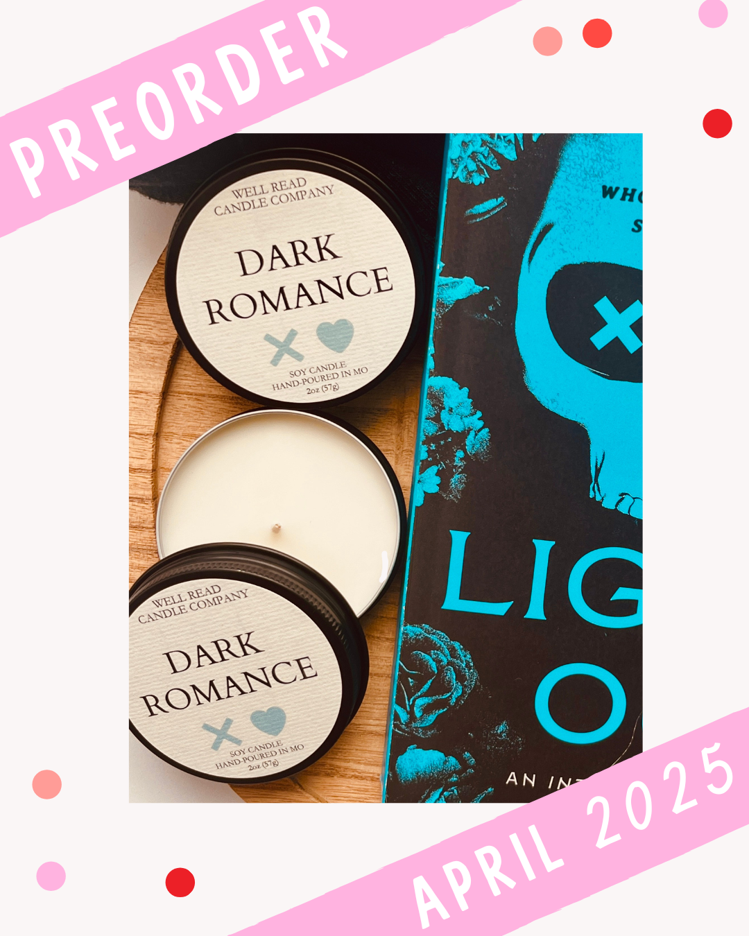 Dark Romance Candle