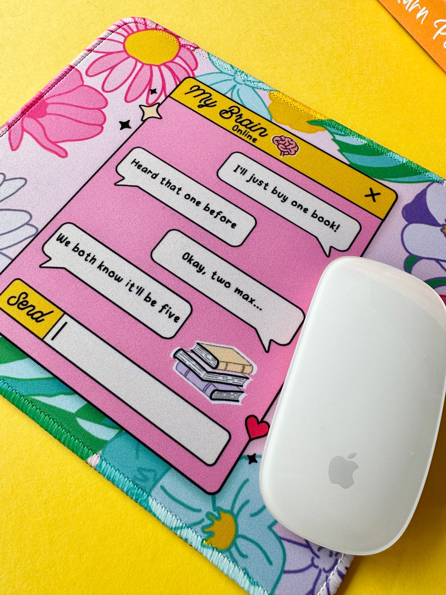 'My Brain Online' Mousepad