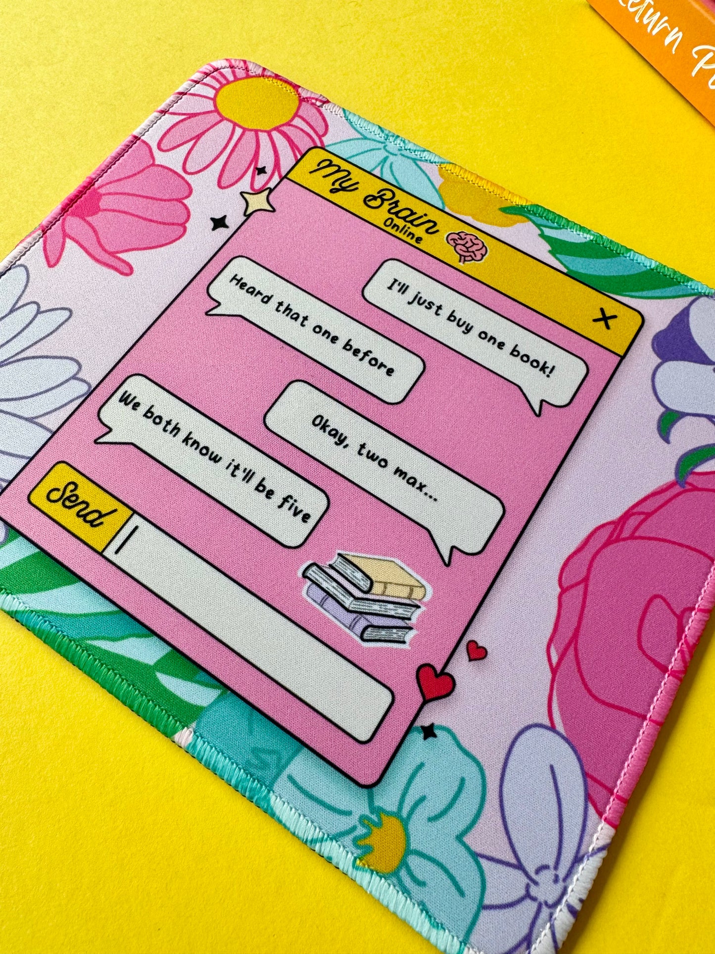 'My Brain Online' Mousepad