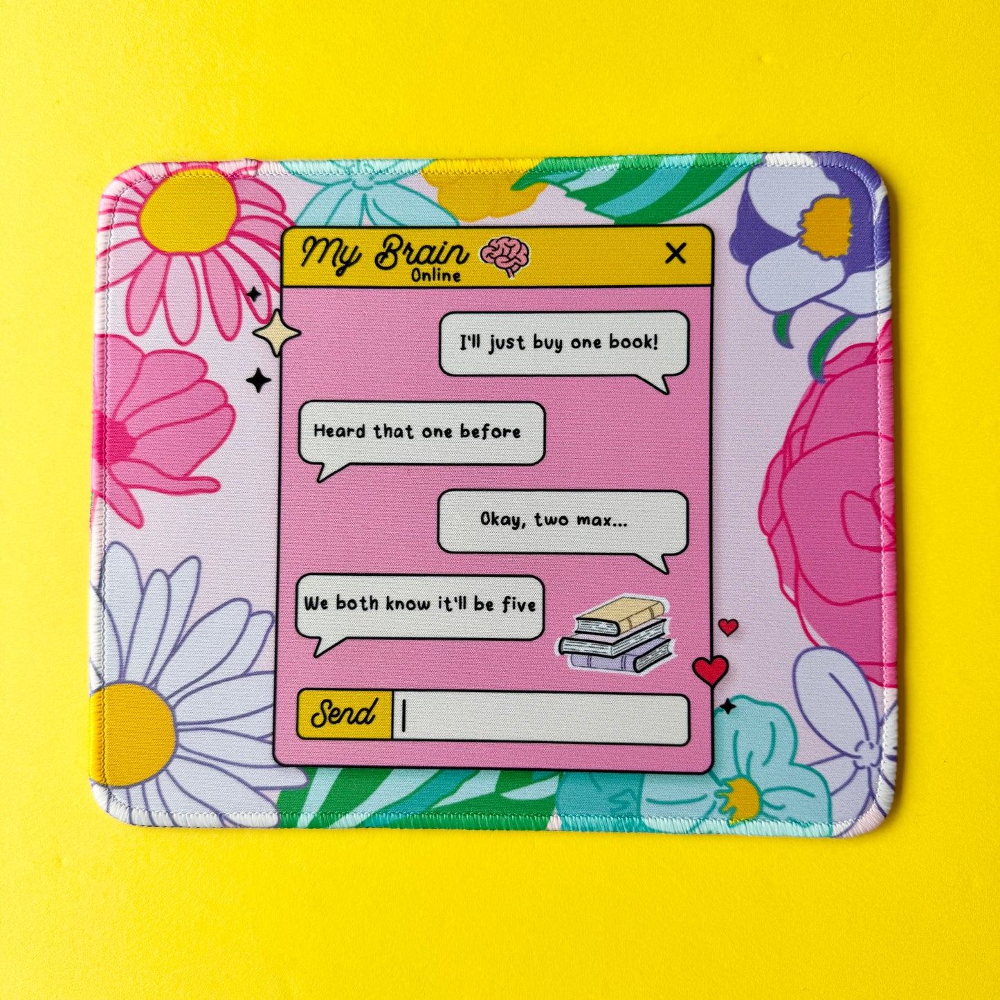 'My Brain Online' Mousepad