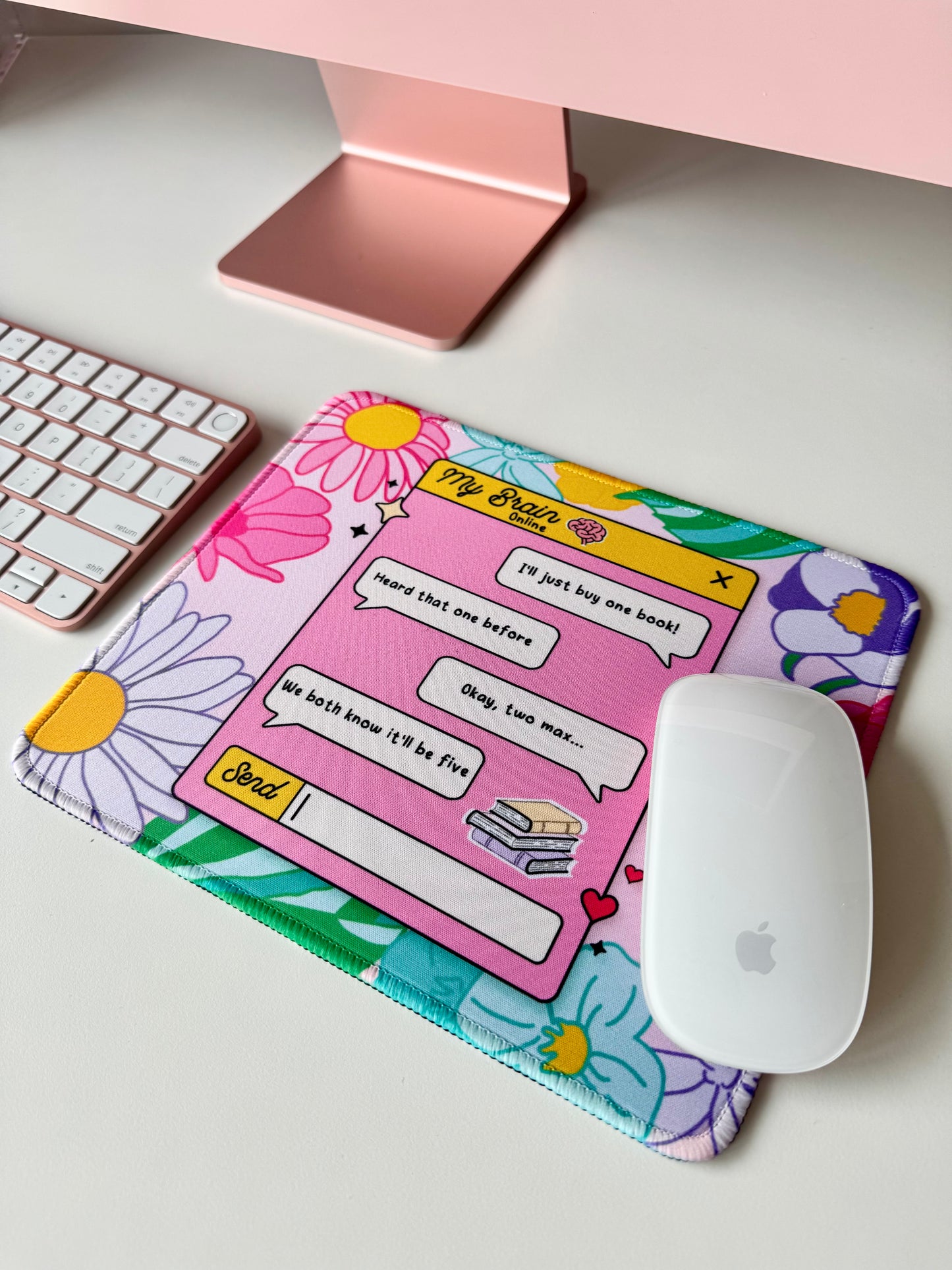 'My Brain Online' Mousepad