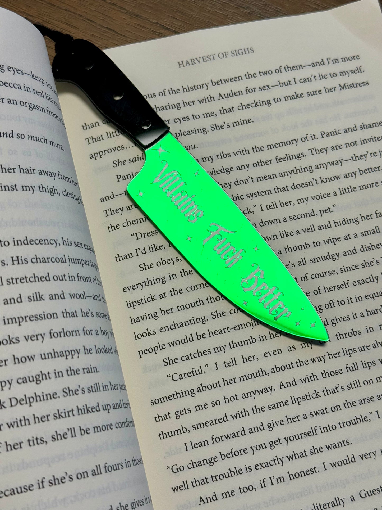 Villains Fuck Better - Mirrored Knife Bookmark