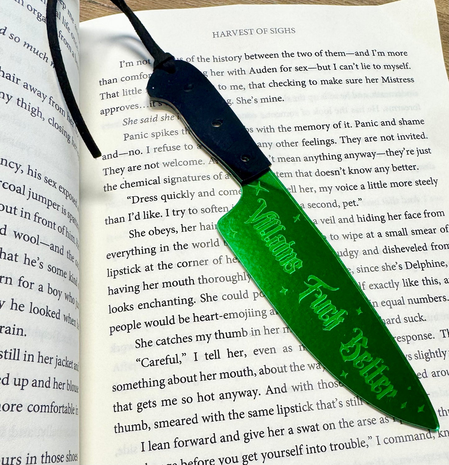 Villains Fuck Better - Mirrored Knife Bookmark
