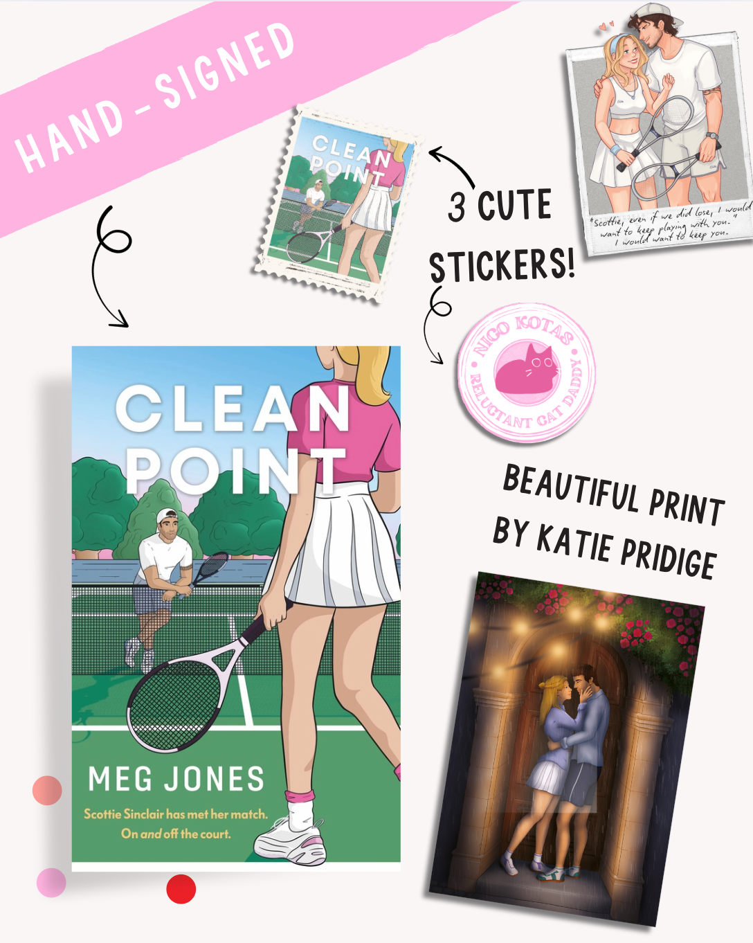 Clean Point (Signed or Signed Book Plate)