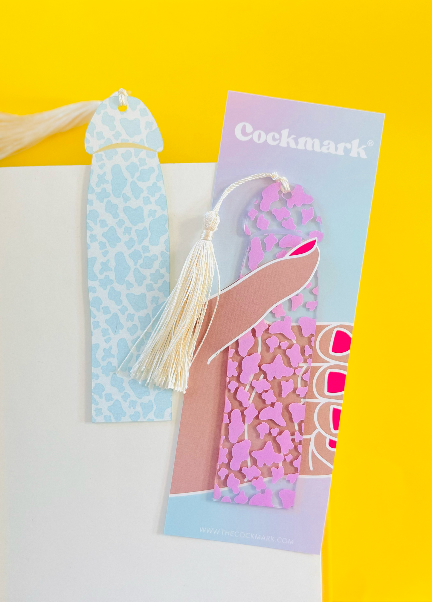 Cowprint Cockmark™ Bookmark