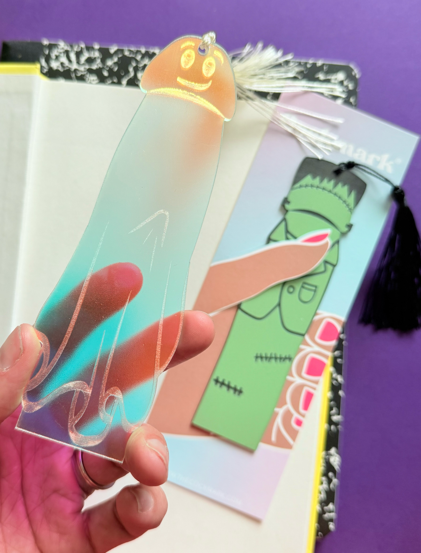 BOOOner Cockmark Bookmark