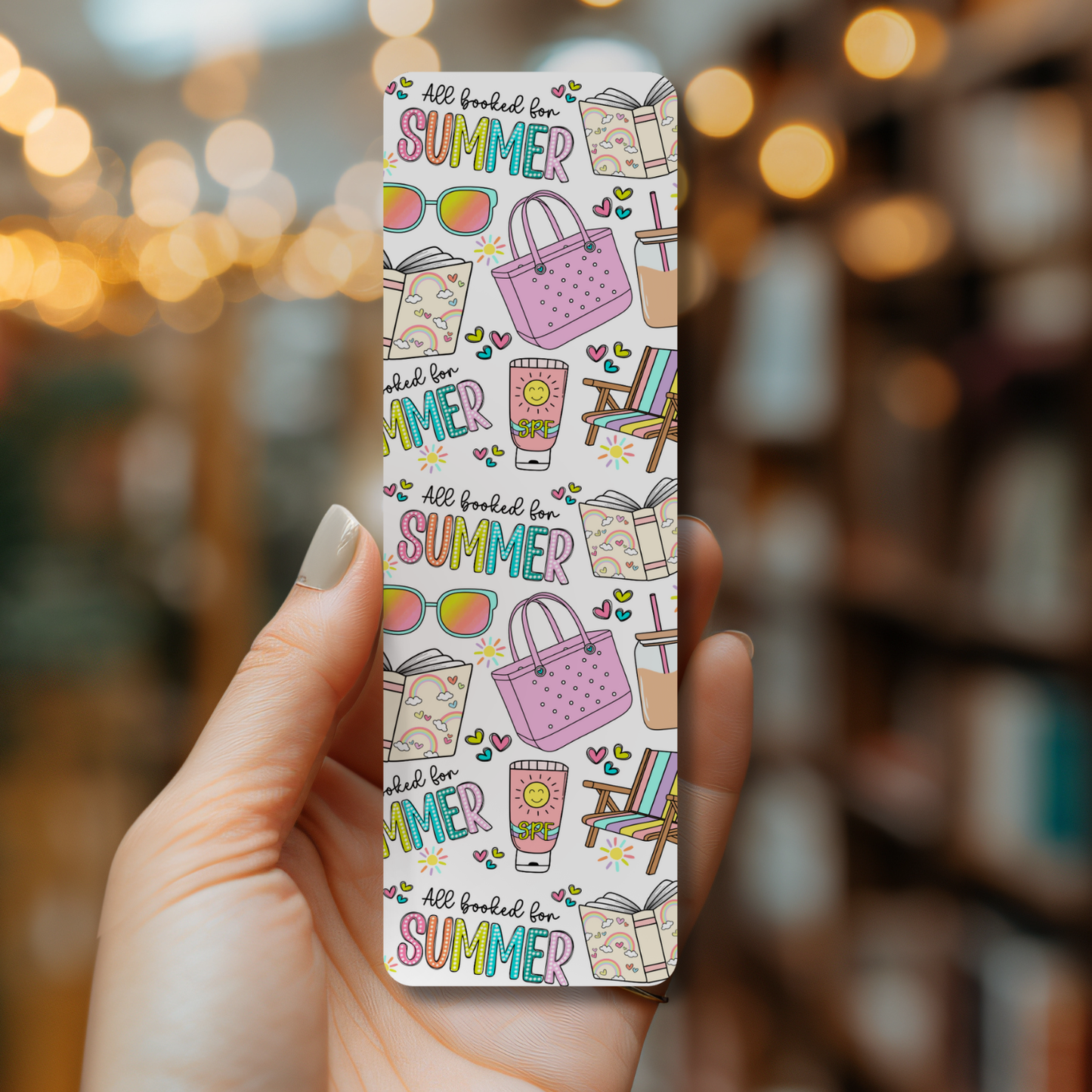 All Booked For Summer Bookmark