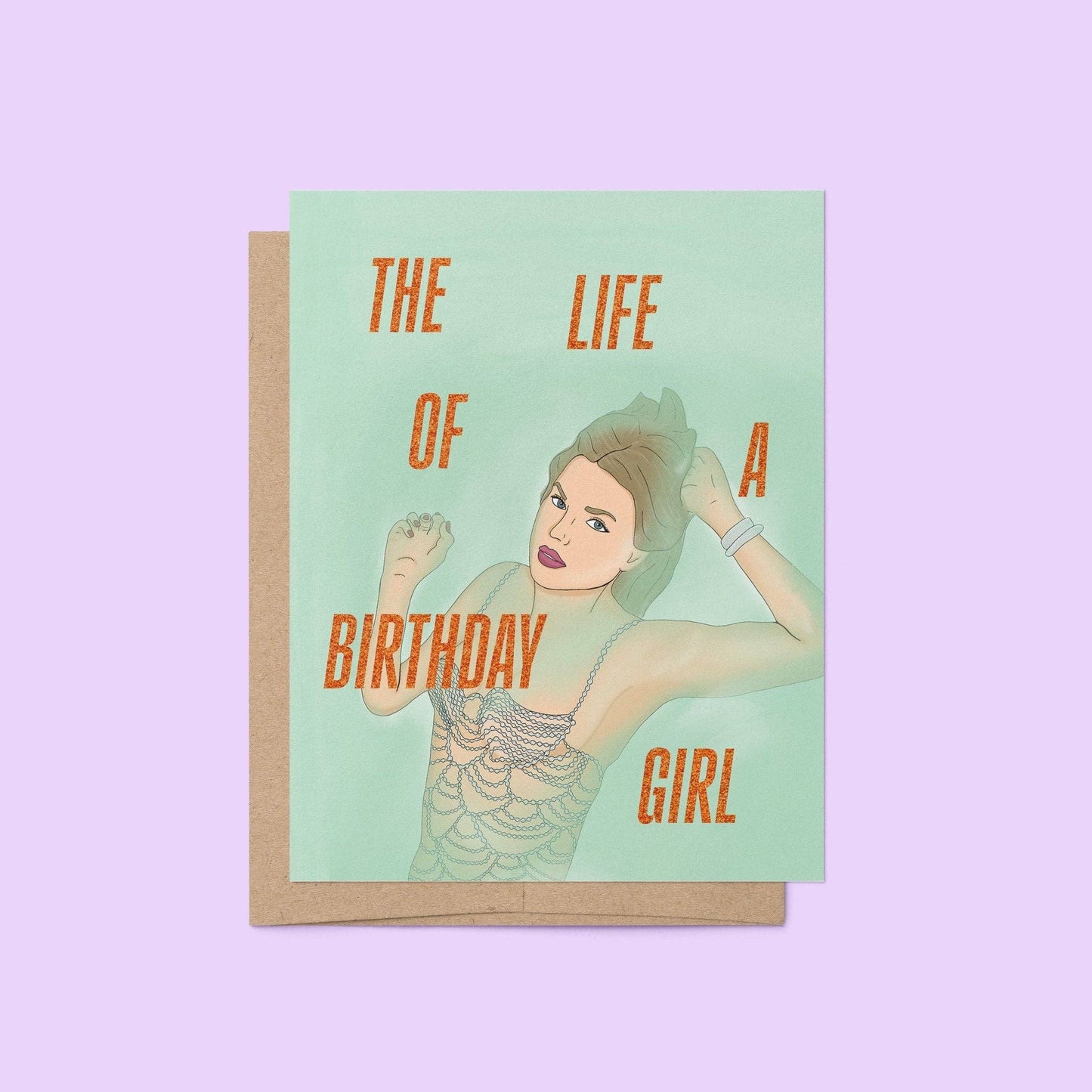The Life of a Birthday Girl card