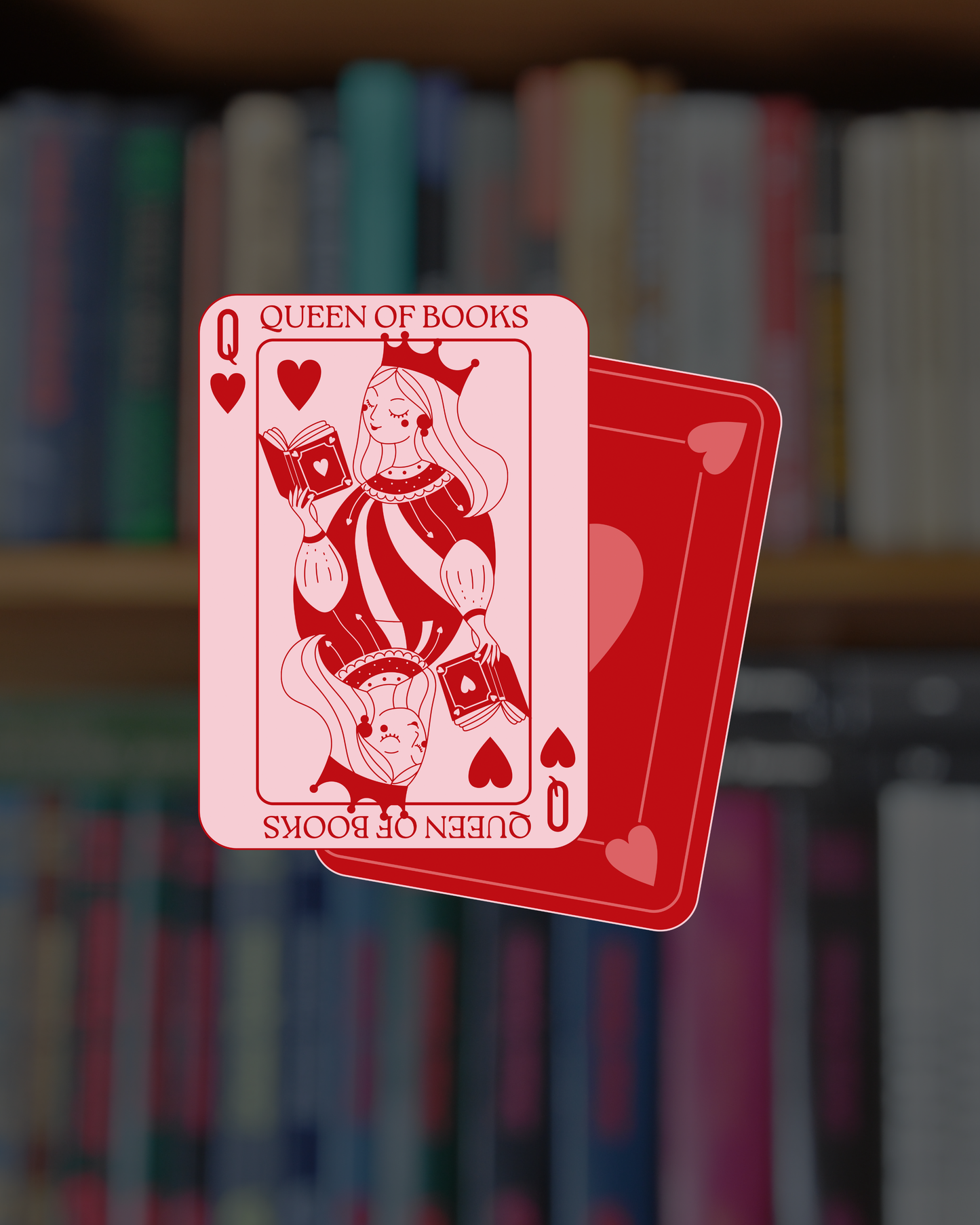 Queen of Books Stickers