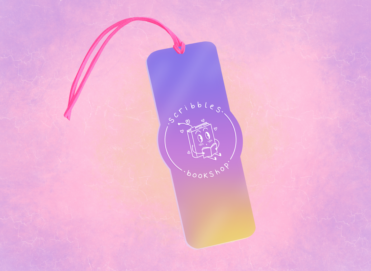 Mini Acrylic Scribbles Bookmark