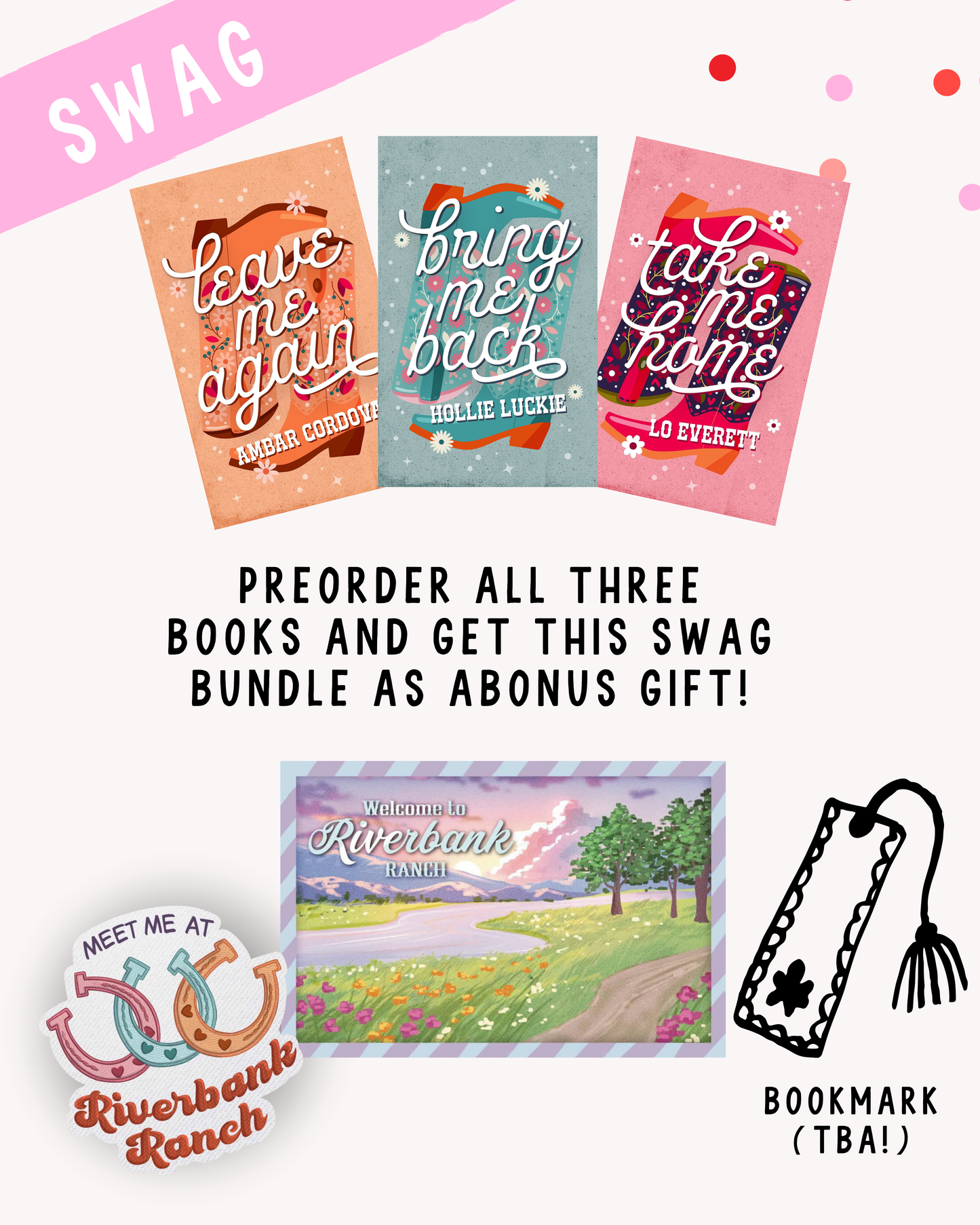 Riverbank Ranch Series Free Swag Bundle (With Purchase of All 3)