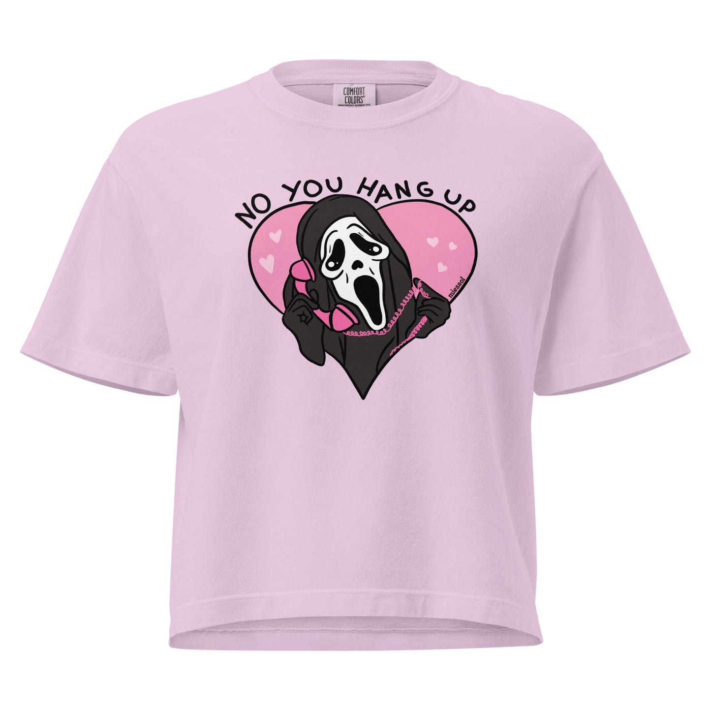 'No You Hang Up' Cropped T-Shirt