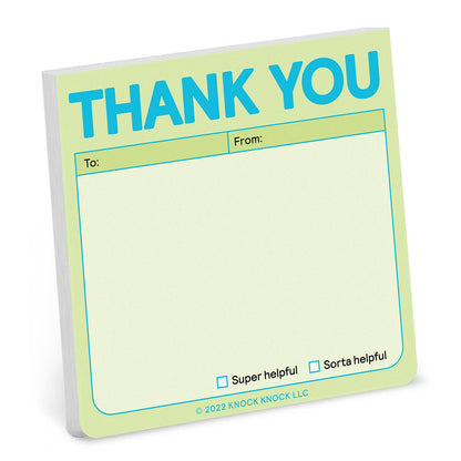 Thank You Sticky Note (Pastel Version)