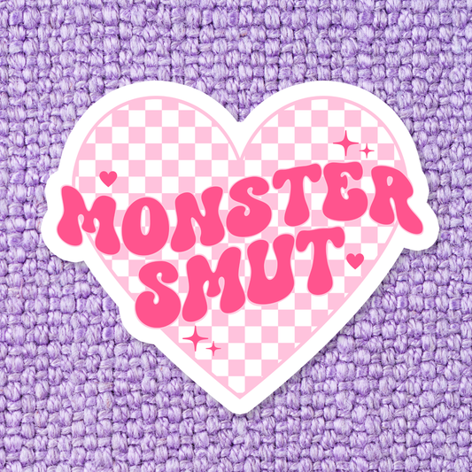 Monster Bookish Smut Romance Waterproof Vinyl Sticker SB