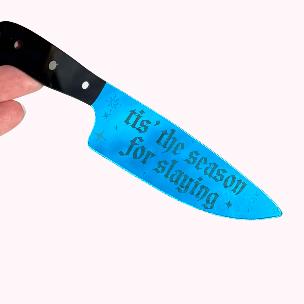 'Tis The Season for Slaying - Mirrored Knife Bookmark
