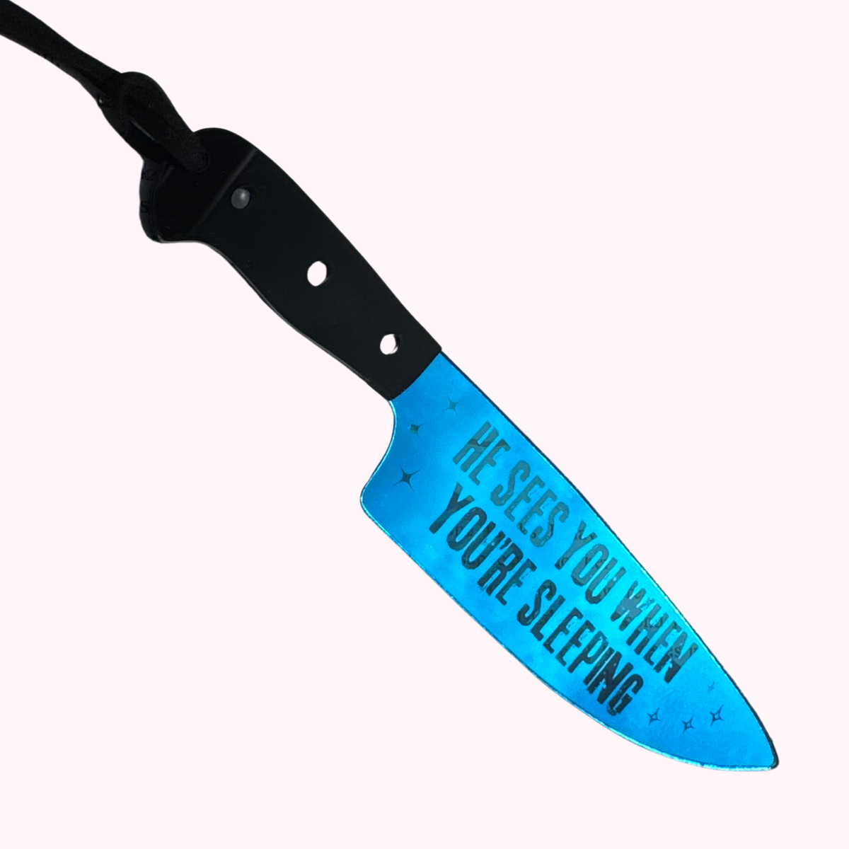He See's You When You're Sleeping - Mirrored Knife Bookmark
