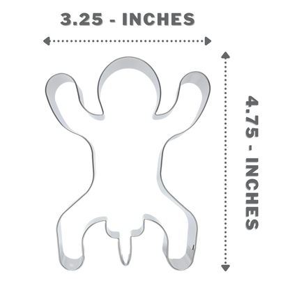 Naughty Gingerbread Cookie Cutter