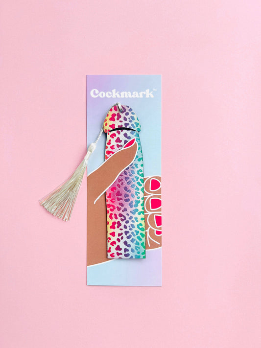Rainbow Leopard Cockmark™ Bookmark