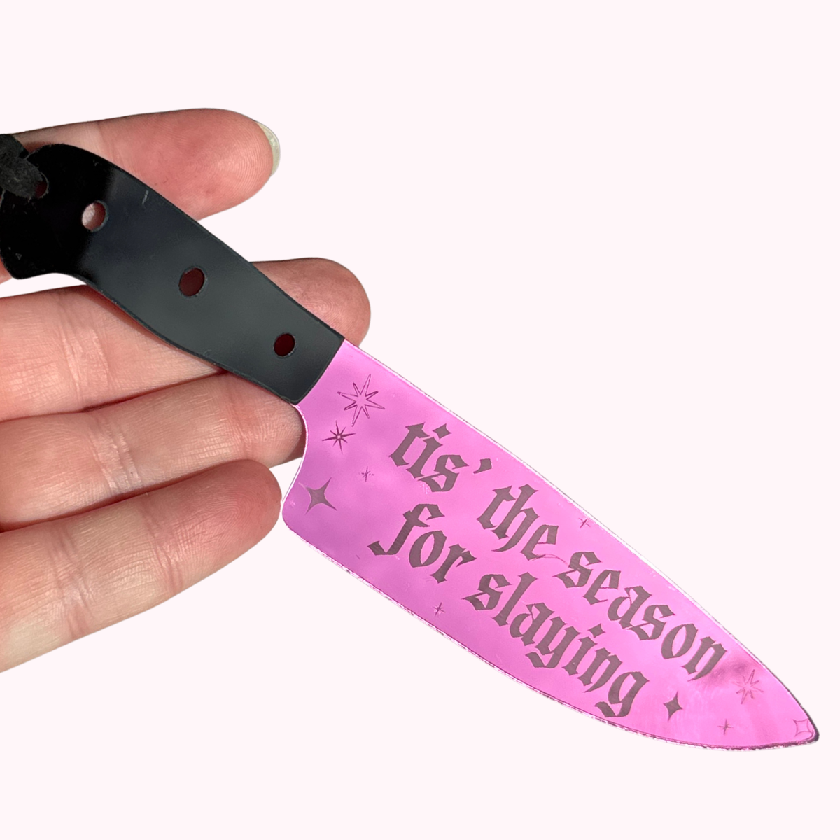 'Tis The Season for Slaying - Mirrored Knife Bookmark