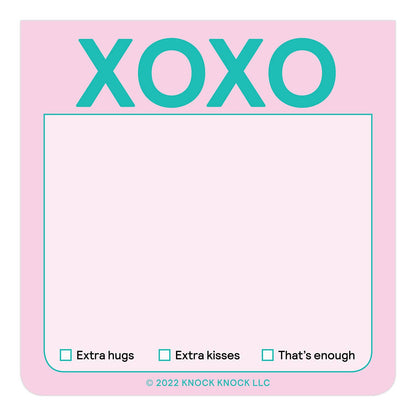 XOXO Sticky Note (Pastel Version)