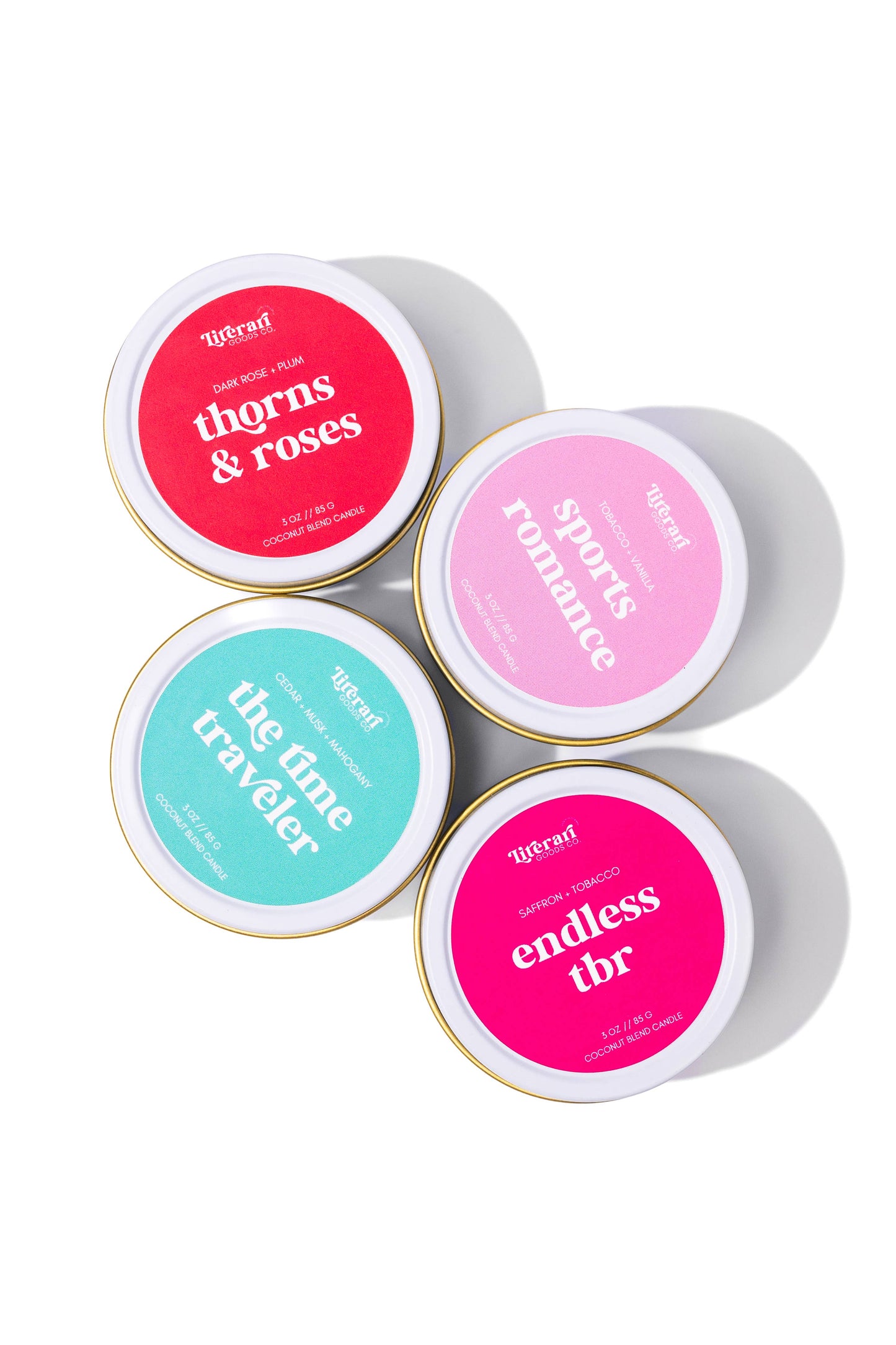 Endless TBR Bookish Travel Candle