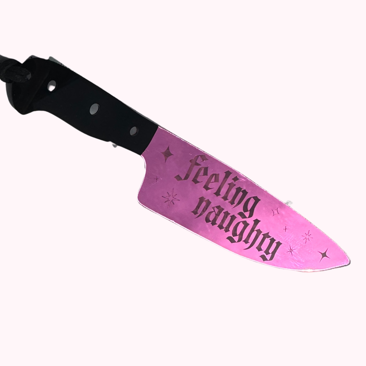 Feeling Naughty - Mirrored Knife Bookmark