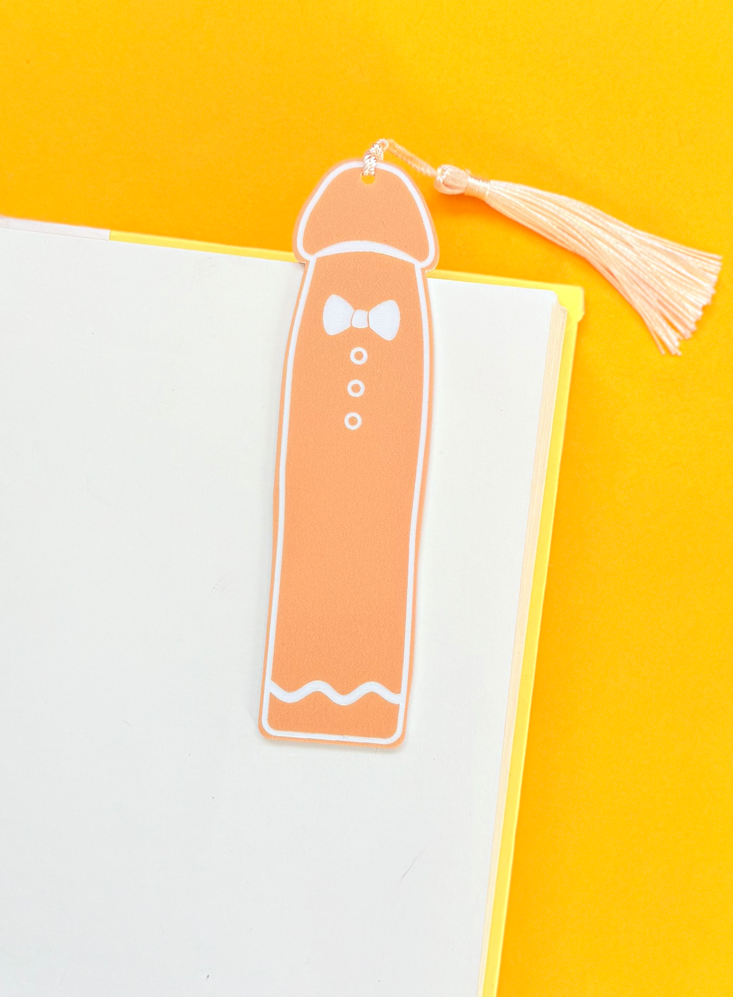 Gingerbread Man Cockmark Bookmark