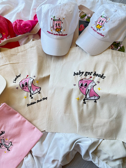 [PREORDER] Scribbles Embroidered Tote-bag