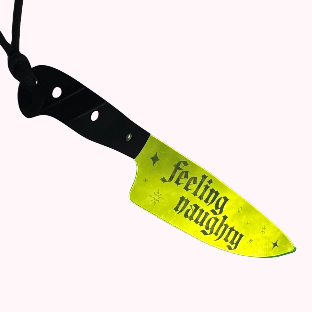 Feeling Naughty - Mirrored Knife Bookmark