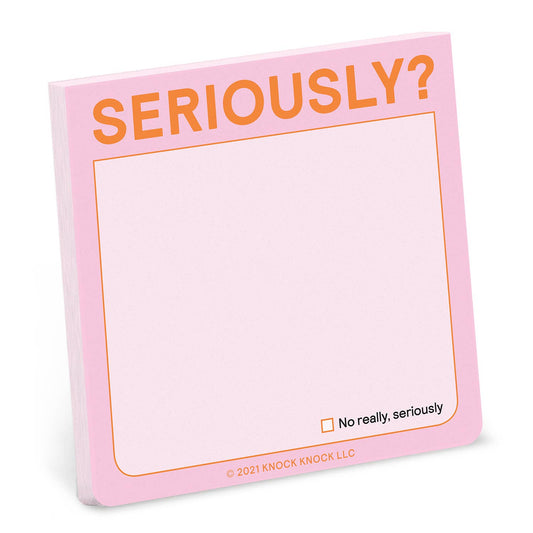 Seriously? Sticky Note (Pastel Version)