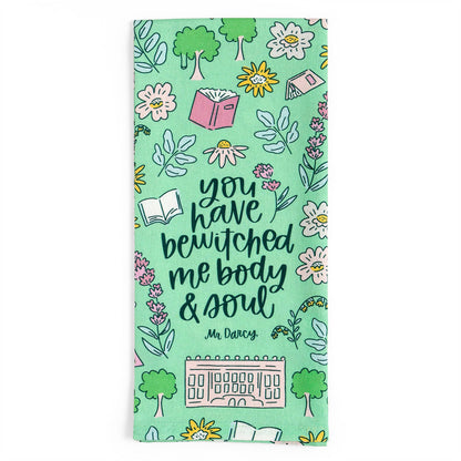 You Have Bewitched Me Pride and Prejudice Tea Towel