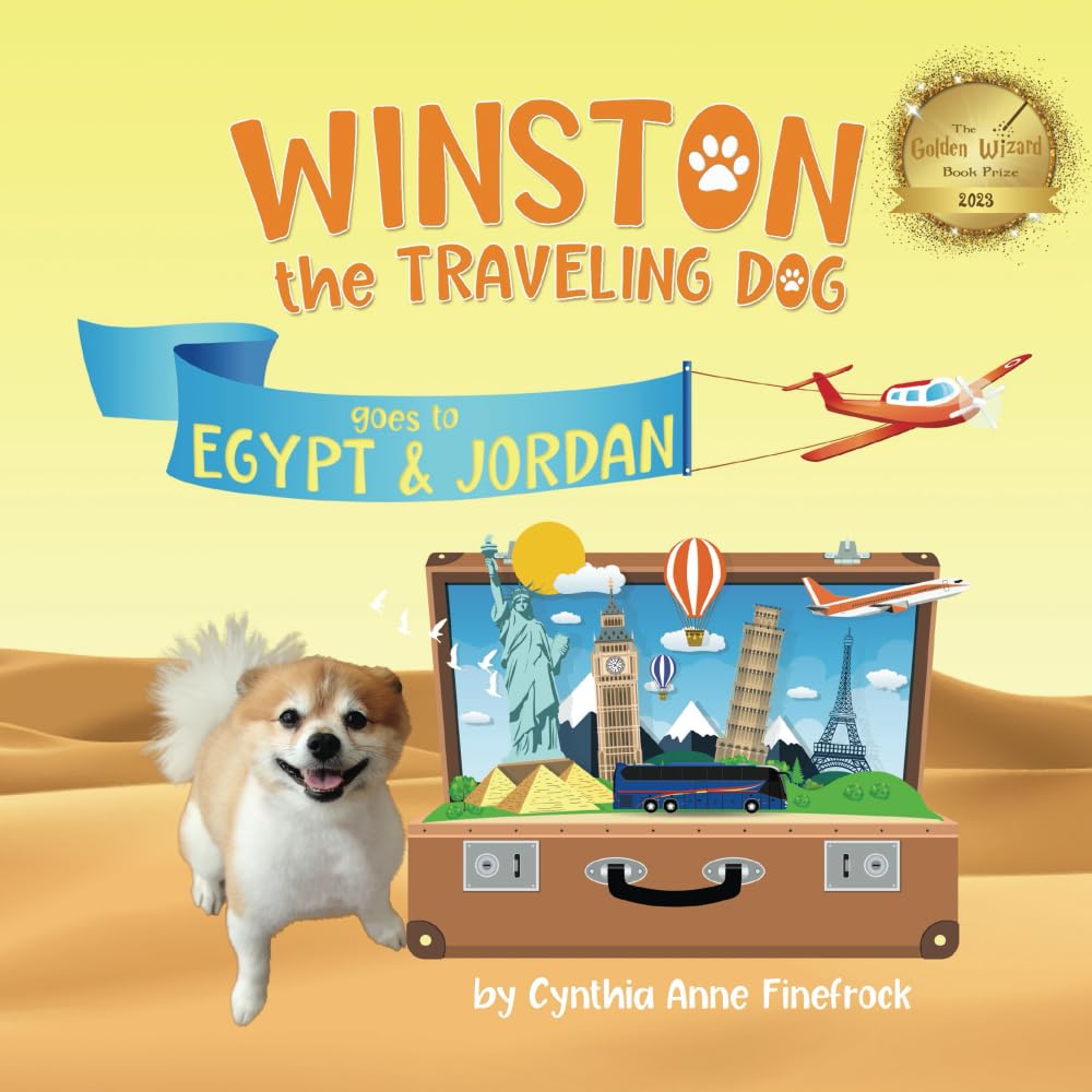 Winston the Traveling Dog Goes to Egypt and Jordan (Signed)