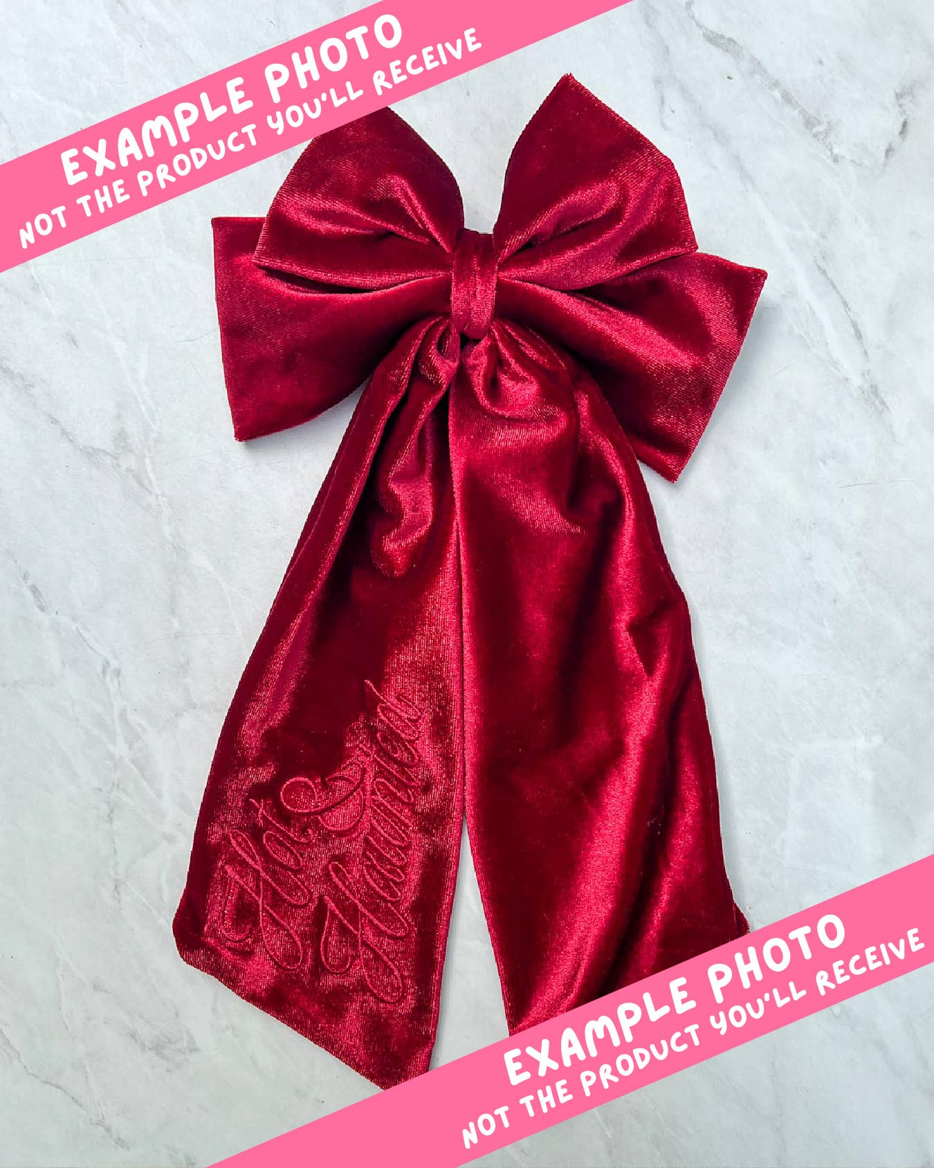 Holidays Are Booked Velvet Bow | Bookish Hair Accessory