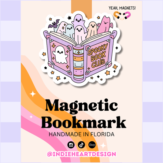 Spooky Book Club | Magnetic Bookmark  