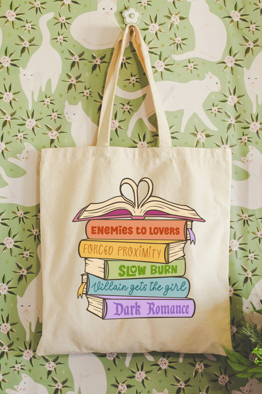 'Book Tropes' Tote Bag