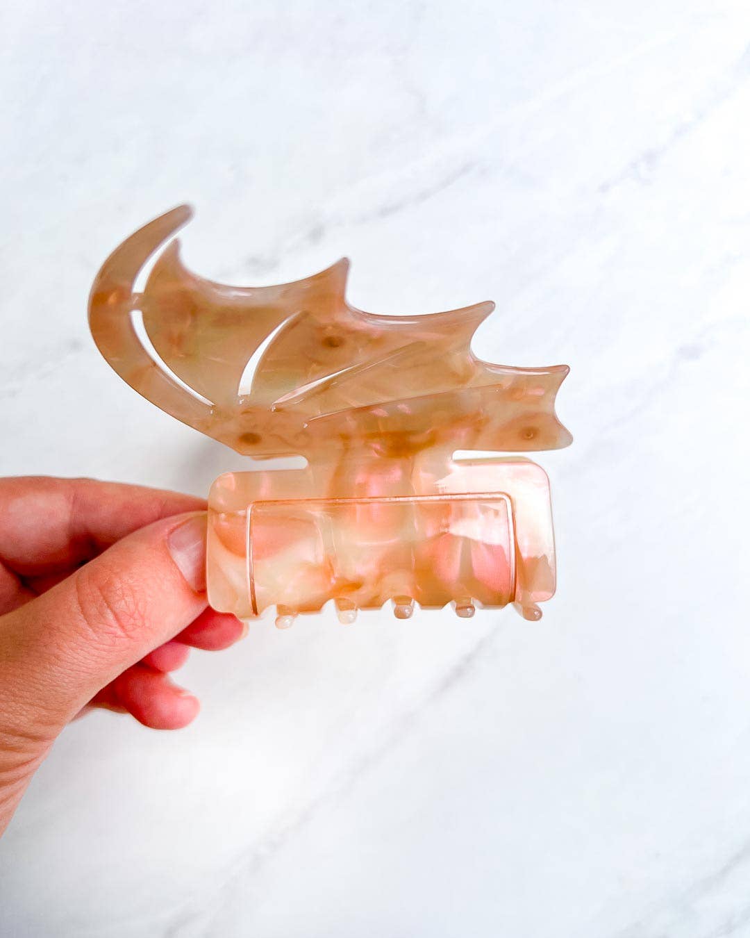 Bat Boys Hair Claw Clip - Pastel Red | Fantasy Gifts