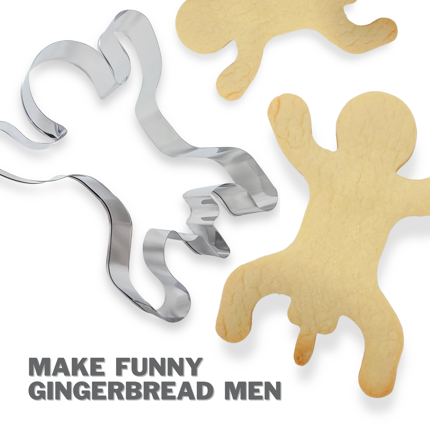 Naughty Gingerbread Cookie Cutter