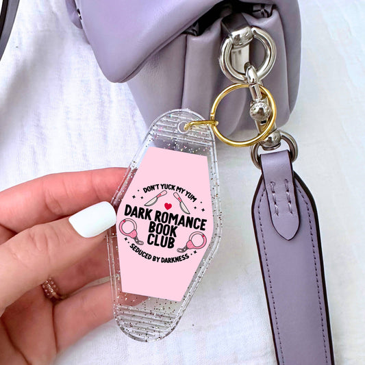 'Dark Romance Book Club' Keychain