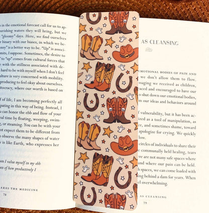 Western Halloween Cowboy Bookmark 