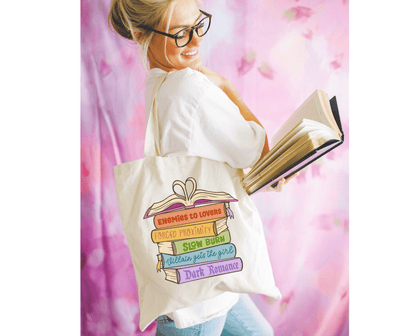 'Book Tropes' Tote Bag