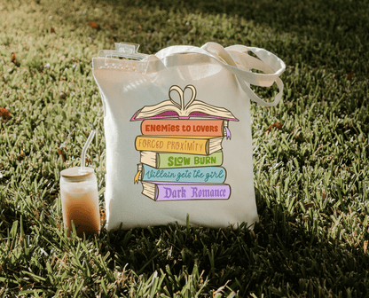 'Book Tropes' Tote Bag